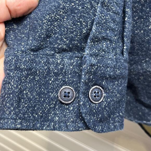 Freedom Foundry Long Sleeve Button Down Blue Speckled Men’s Shirt Size XXL - Picture 5 of 12